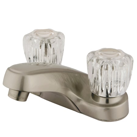 Kingston Brass 4" Centerset Bathroom Faucet, Brushed Nickel GKB168LP